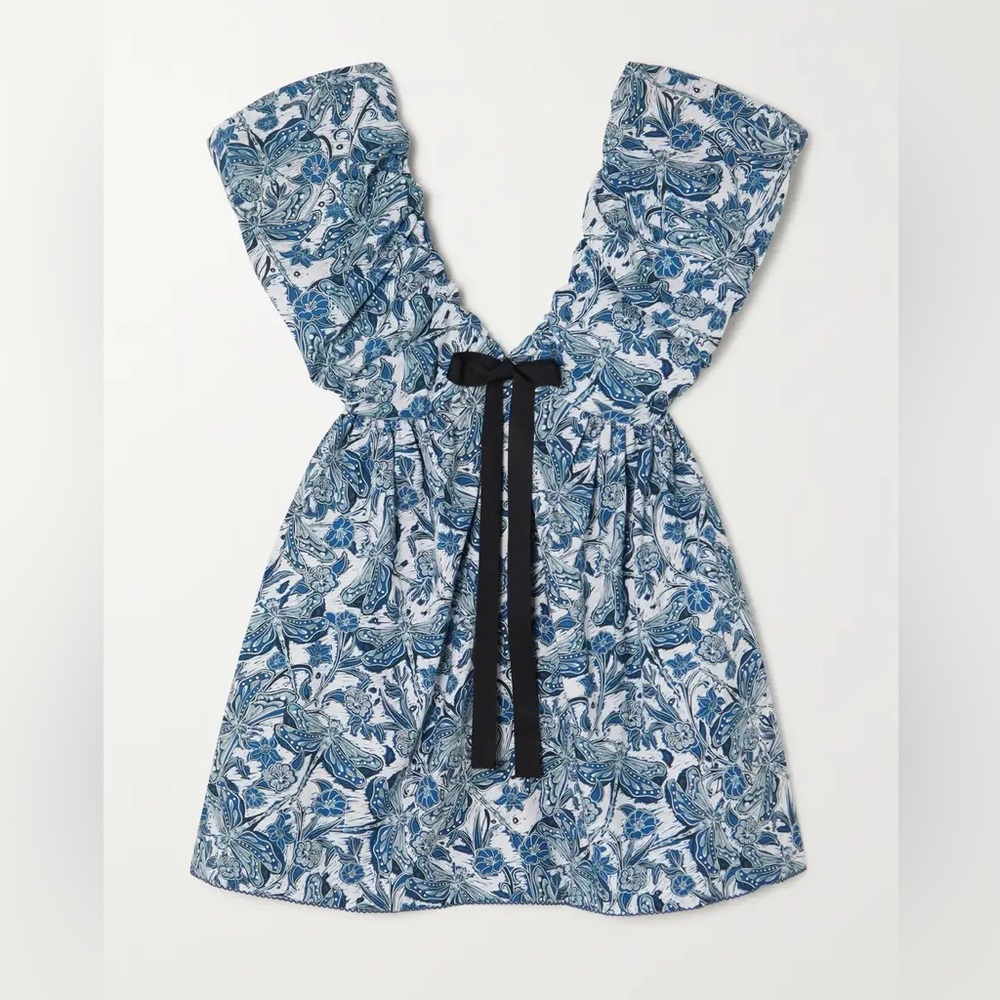 Agua by Agua Bendita Horizonte Libã Printed Mini Dress